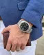 Geschenk Herren Armbanduhr Dreifach Set Kollektion - Blau, Schwarz und Grüne Zifferblatt