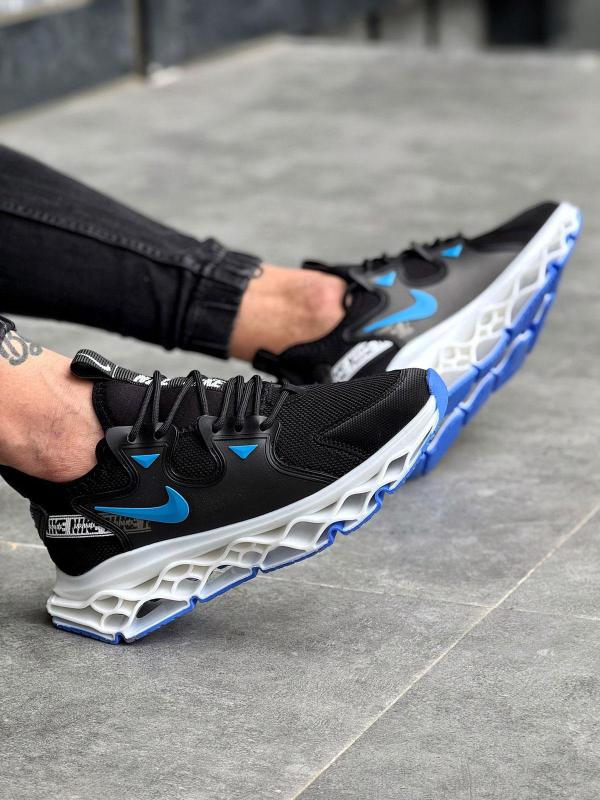 Nike Airmax Siyah/Mavi Spor Ayakkabı