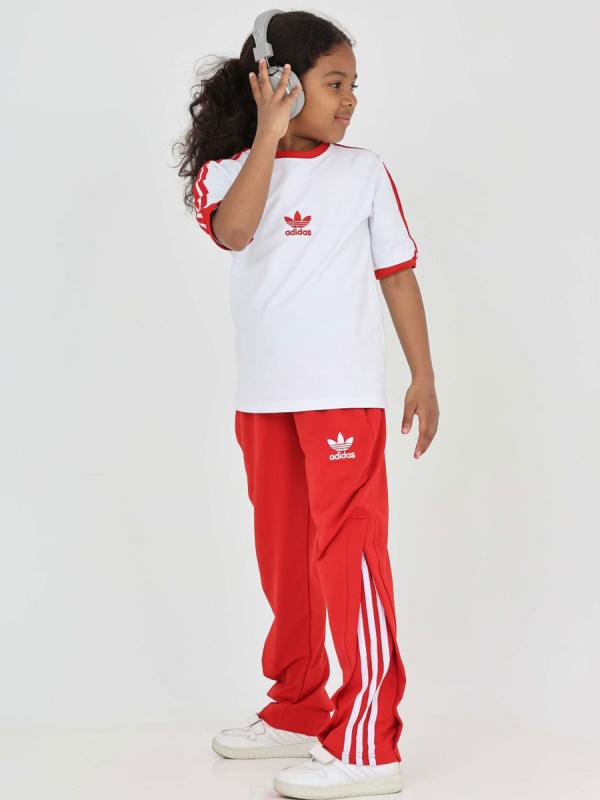 Girls' Short Sleeve Adidas Tracksuit