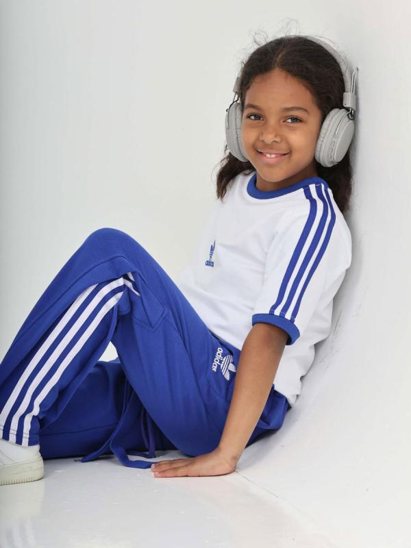 Girls' Short Sleeve Adidas Tracksuit