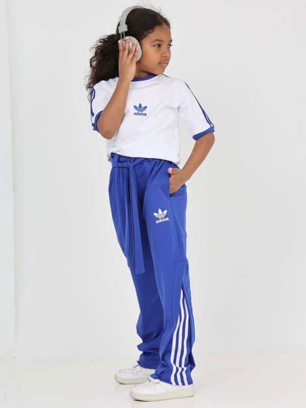 Girls' Short Sleeve Adidas Tracksuit