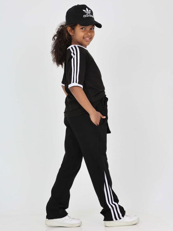 Girls' Short Sleeve Adidas Tracksuit